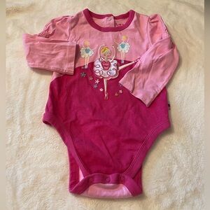 Girl Long sleeve onesie size 12M